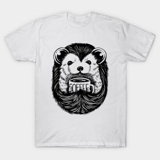 Hedgehog coffee 2 T-Shirt